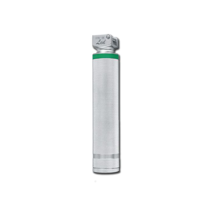 Manico laringoscopio adulti F.O. LED ricaricabile 2,5 V GIMA Green