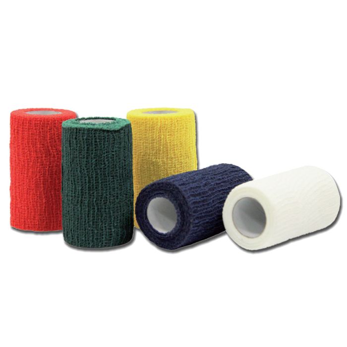 BENDA ELASTICA COESIVA 4 m x 6 cm - rossa Gima conf. 10 pezzi