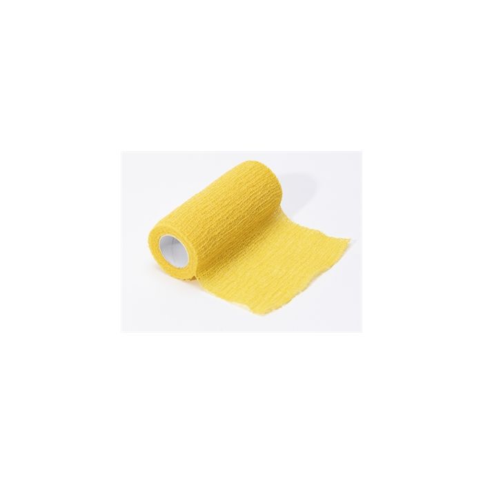 BENDA ELASTICA COESIVA 4 m x 8 cm - gialla Gima conf. 10 pezzi