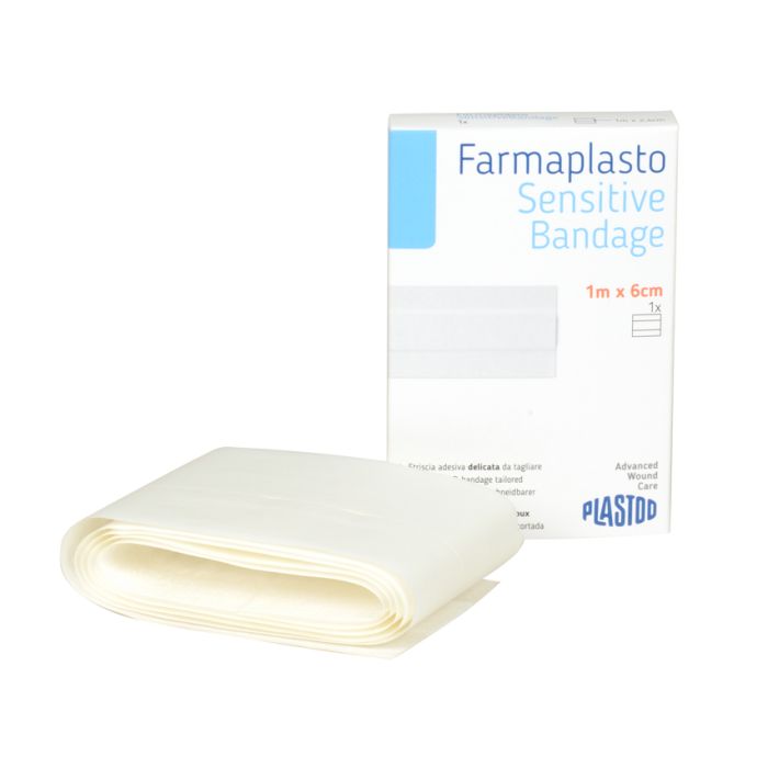 Medicazione Adesiva TNT a rotolo 1m x 6cm pelli Sensibili