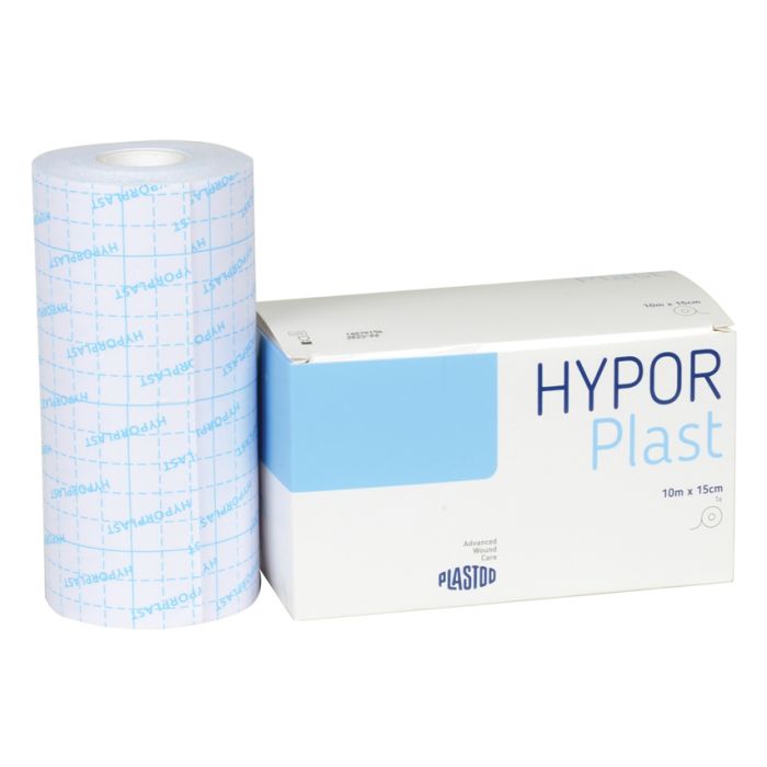 Rotolo Hypor Plast 10m x 15cm bendaggio Adesivo Ipoallergenico