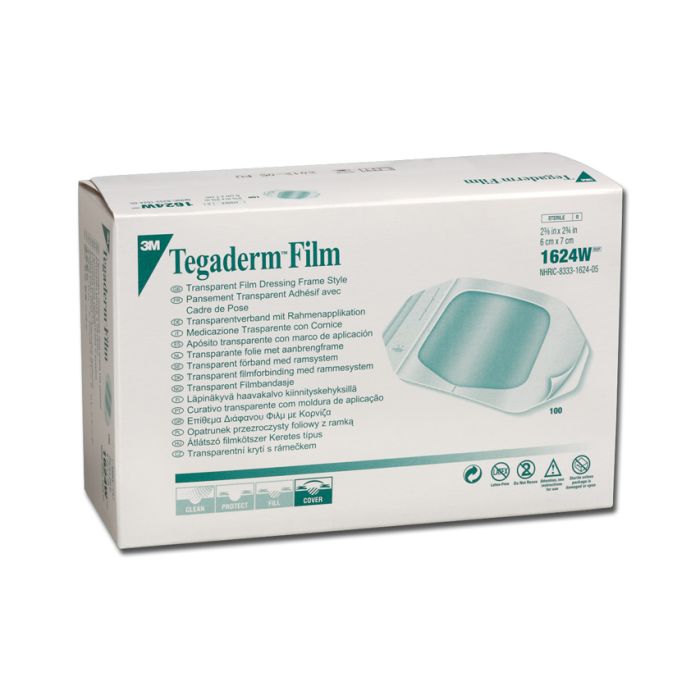 TEGADERM 3M medicazione trasparente impermeabile e sterile 6 x 7 cm conf. 100 pezzi