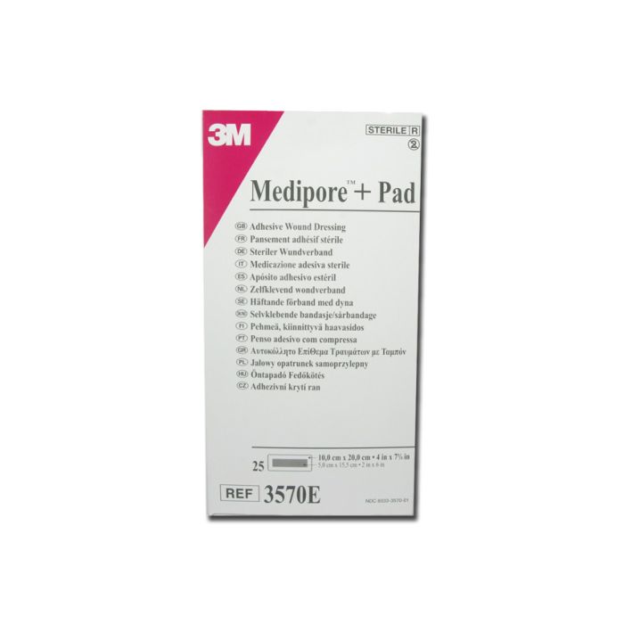 MEDIPORE 3M + PAD 10 x 20 cm conf. 25 pezzi