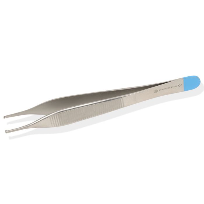 PINZA ADSON CHIRURGICA MONOUSO STERILE retta 12 cm 1x2 denti conf. 25 pezzi