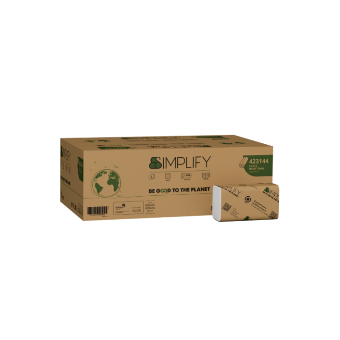 Asciugamano Piegato a Z codice confezione da 4000 pezzi Papernet Simplify