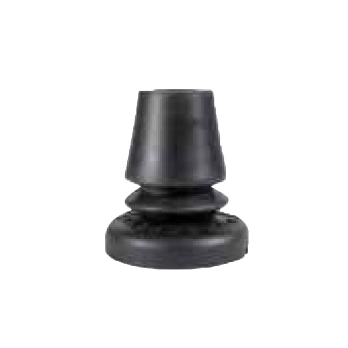 PUNTALI DI GOMMA PER STAMPELLE tubo 19 mm, base 55 mm conf. 2 pezzi