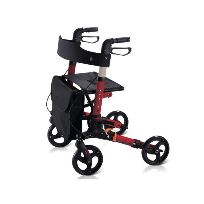 DEAMBULATORE COMPACT - pieghevole di colore rosso 