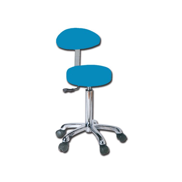 SGABELLO con schienale blu