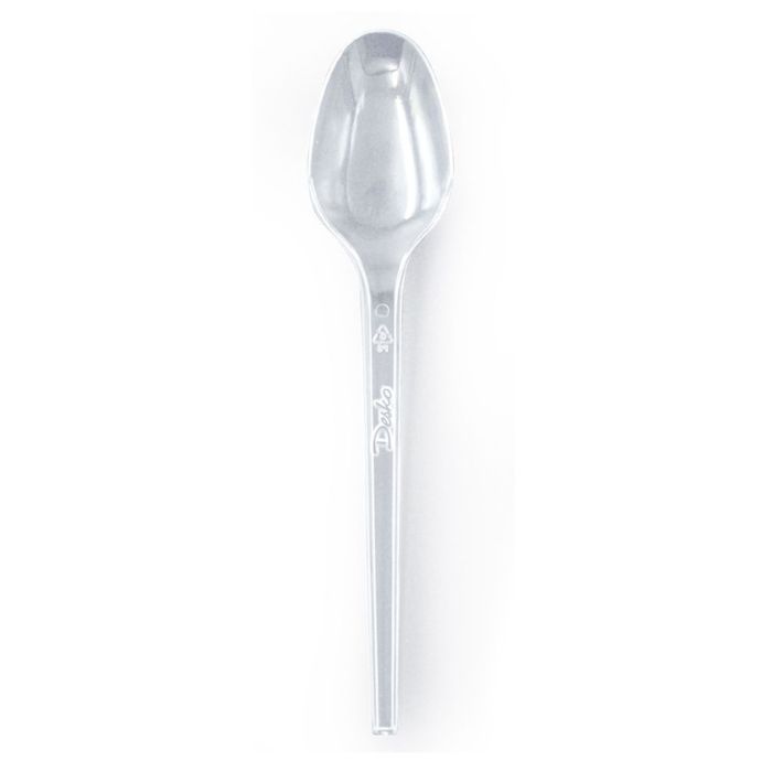 Cucchiai in plastica trasparente 17,5 cm confezione da 50 pezzi Byo