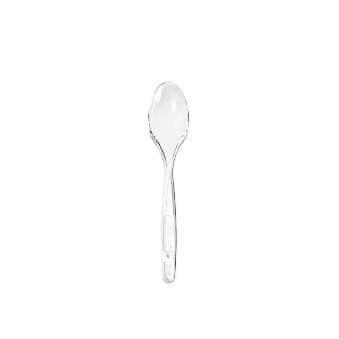 Cucchiaini in plastica trasparente 12 cm confezione da 50 pezzi Byo