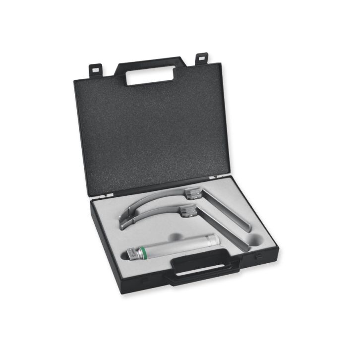 Set laringoscopio Maxlite Flexi F.O. 2 lame McIntosh 3-4 con manico ricaricabile