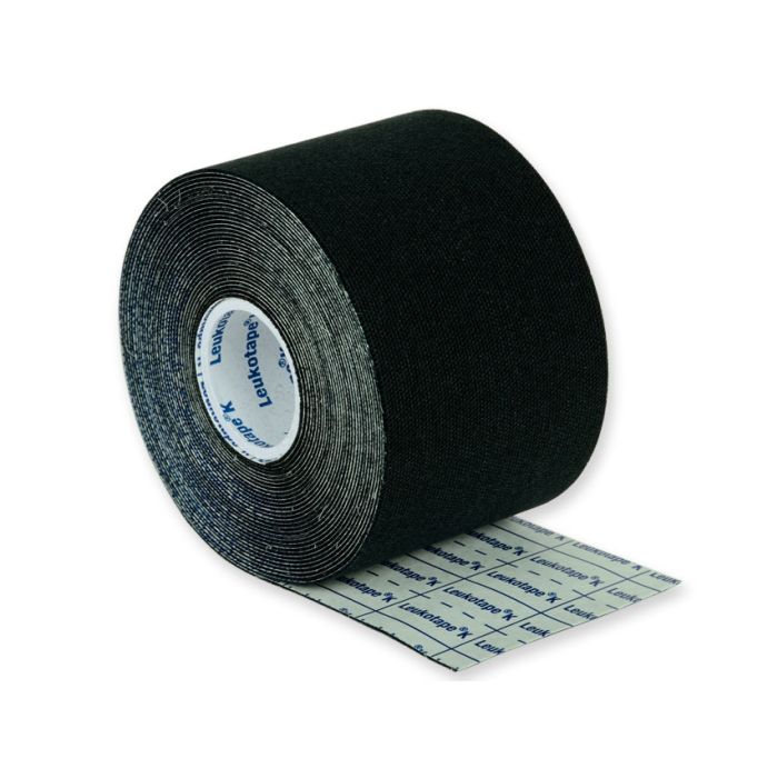Leukotape K, tape per taping neuromuscolare bsn, 5x5 cm, colore nero, conf. 1 pezzo
