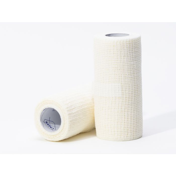 Benda elastica coesiva 10 cm x 4 m latex free confezione da 10 pezzi Gima