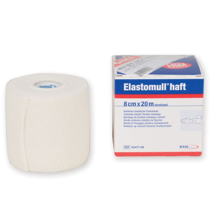 Benda elastomull haft coesiva, 20m x 8cm conf. 1 pezzo
