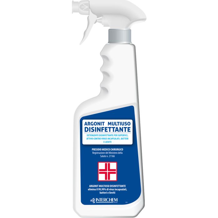 INTERCHEM ARGONIT MULTIUSO DISINFETTANTE disinfettante alcolico per superfici 750 ml