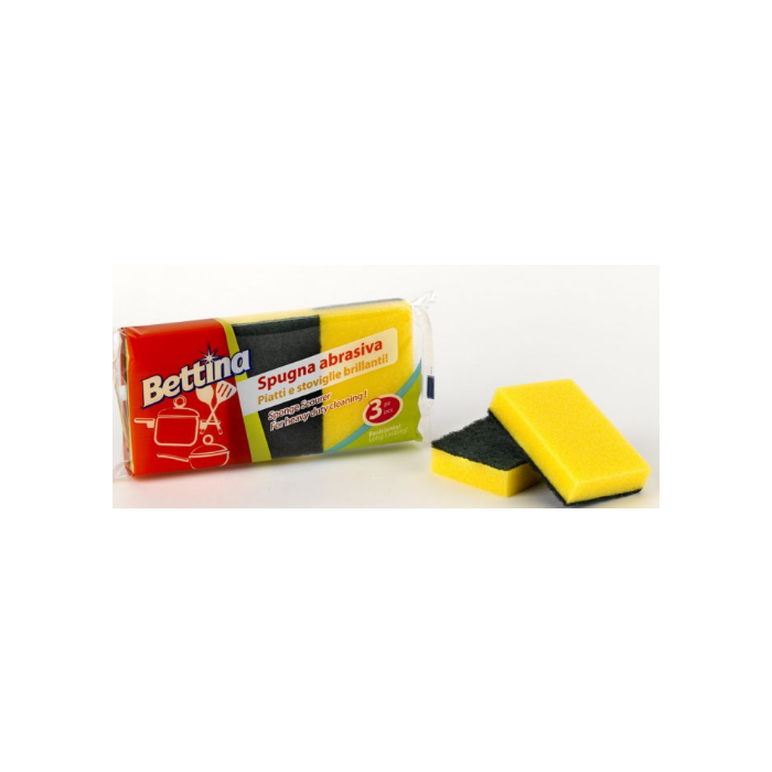 Arix spugna con retina piccola cm 9,8x6,5x2,5 cm pz 3