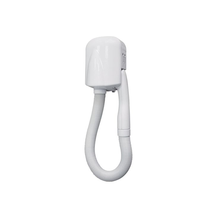 Asciugacapelli da parete Yul con tubo-14×9,3×51,7 cm-Medial 