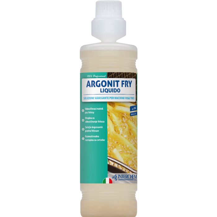 Detergente sgrassante liquido per friggitrici 1 litro Interchem Argonit Fry Liquido