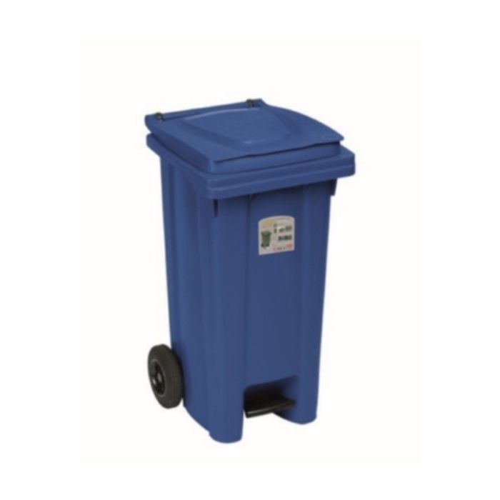 Cassonetto da esterno con pedale-120 lt-Vari colori