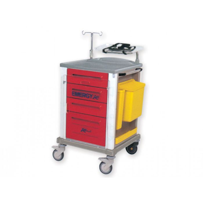 Carrello d'emergenza Karrel Small misura 67 cm x 64 cm x h 100-160 cm