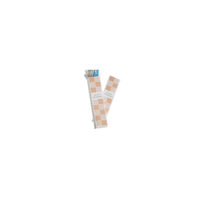 Set dentifricio e spazzolino monouso in astuccio 100 pezzi Leone Acanto