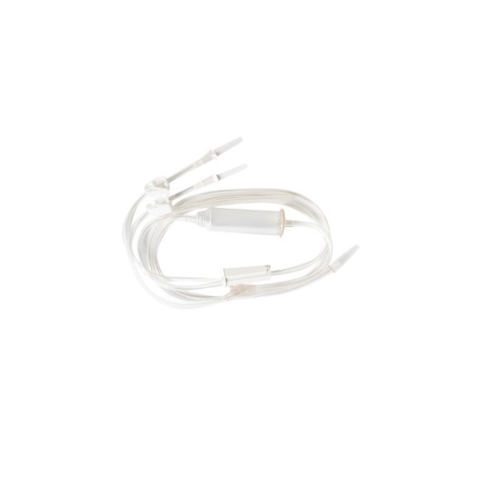 Deflussore urologico a due vie con roller per irrigazione vescicale sterile monouso Rays