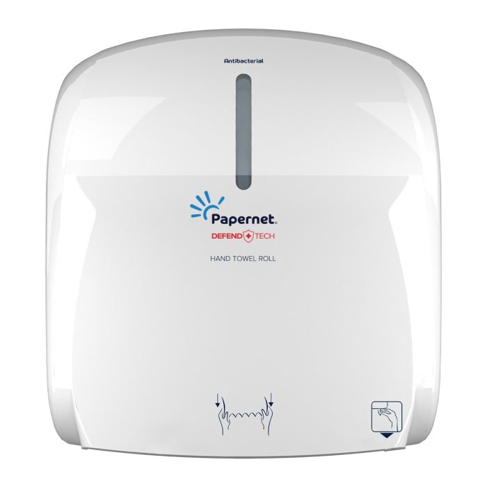 Dispenser Antibatterico Mini Autocut con tecnologia Papernet Defend Tech