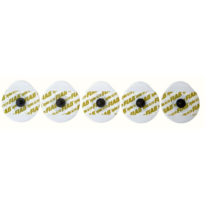 Fiab F9069RM Elettrodo monouso per risonanza magnetica 42x45 mm connessione a clip conf. 50 pezzi