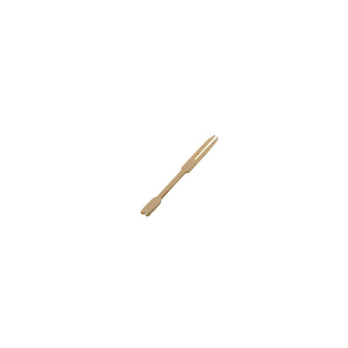 Forchettine in Bamboo 2 punte per aperitivi conf. 500 pezzi