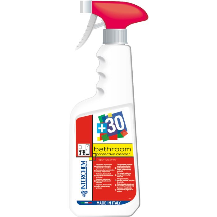 INTERCHEM +30 BATHROOM Disincrostante Igienizzante Deodorante Protettivo 750 ml