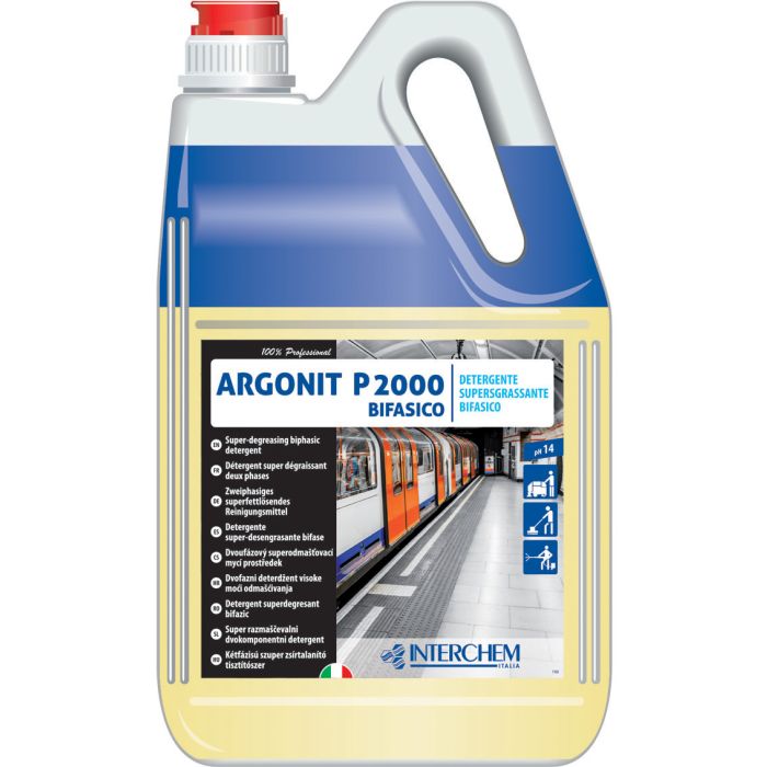 Detergente supersgrassante bifasico per sporco pesante 5 kg Interchem Argonit P 2000 Bifasico