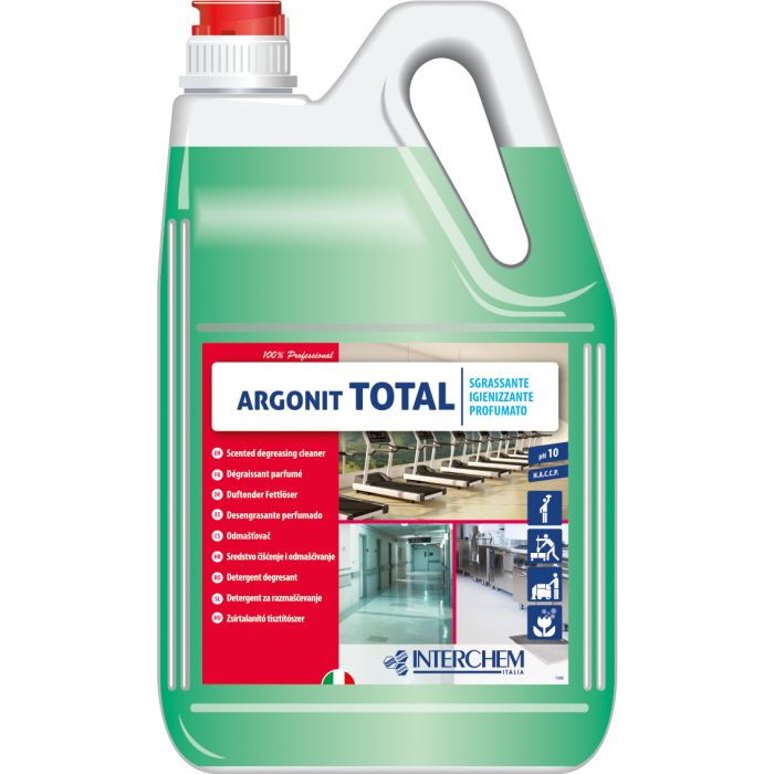 Detergente per pavimenti igienizzante-Interchem argonit total-5 litri 