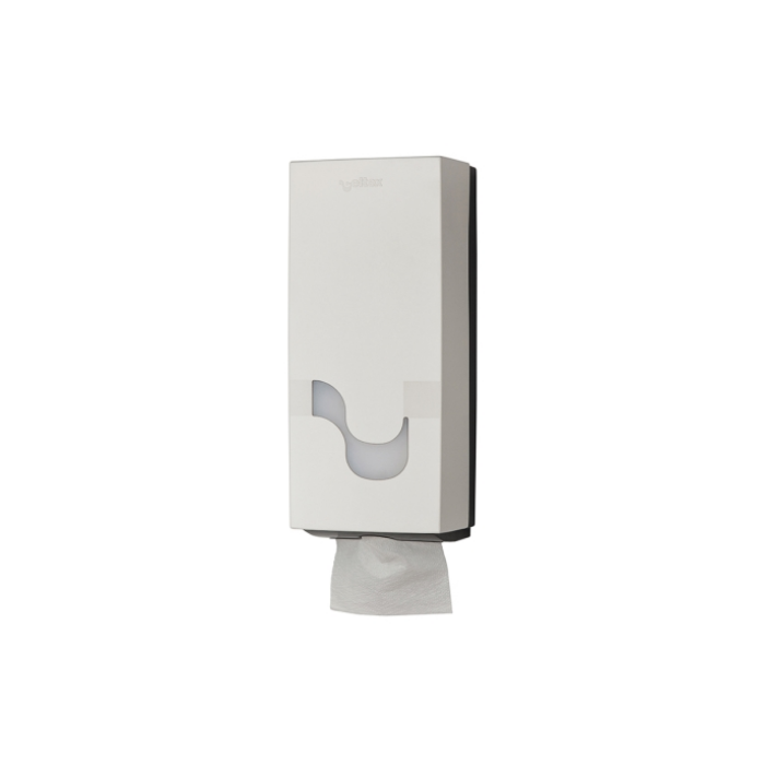 Dispenser carta igienica interfogliata 135 x 340 x 110 mm bianco Celtex Megamini