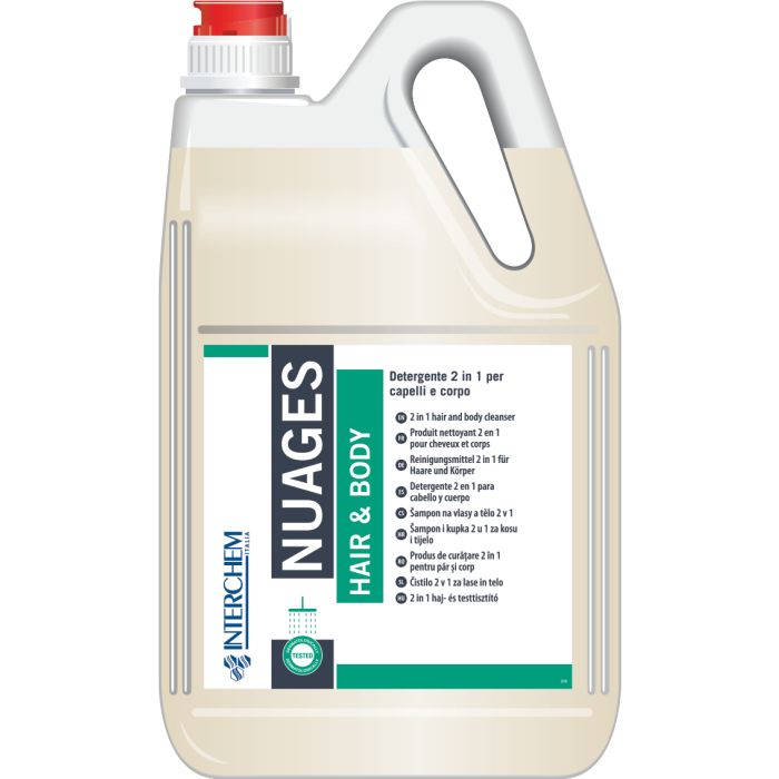 Interchem Nuages Hair & Body Detergente per capelli e corpo a ph fisiologico 5 kg