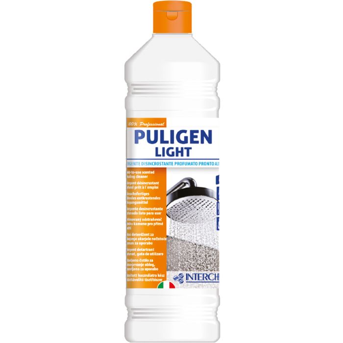 Disincrostante anticalcare profumato pronto all'uso per bagno 1 litro Interchem Puligen Light