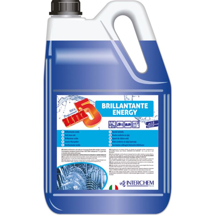 INTERCHEM UNI5 BRILLANTANTE brillantante lavastoviglie concentrato professionale 5 kg