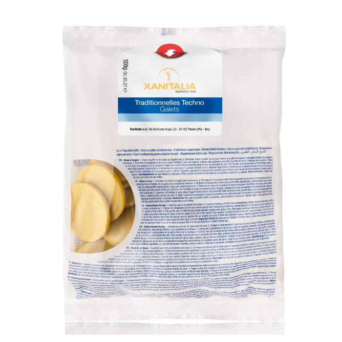 Ceretta a caldo in dischi giallo/miele 1000 gr Xanitalia