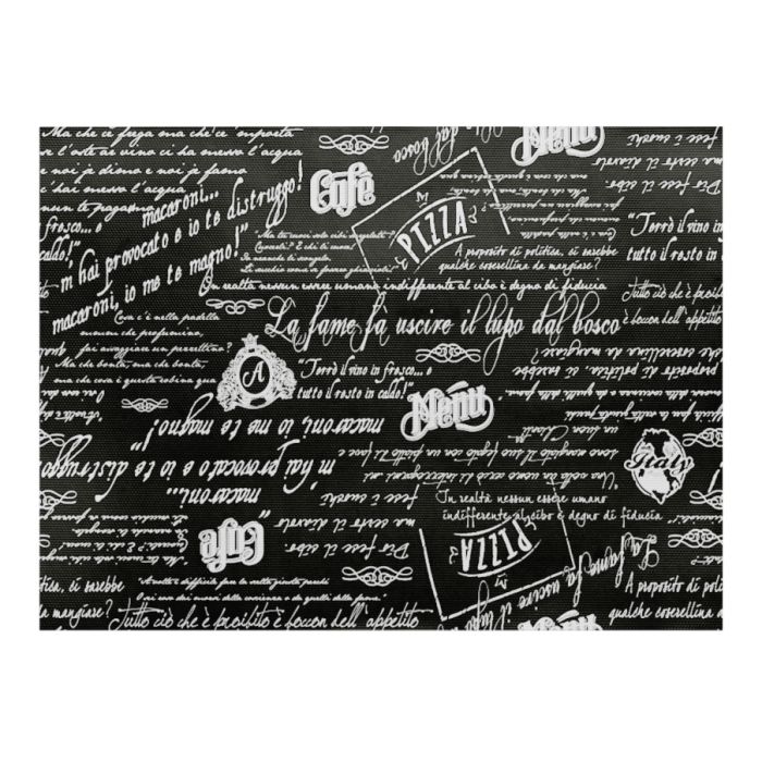 Tovaglietta 30 x 40 cm 1 velo nero confezione 250 pezzi Infibra