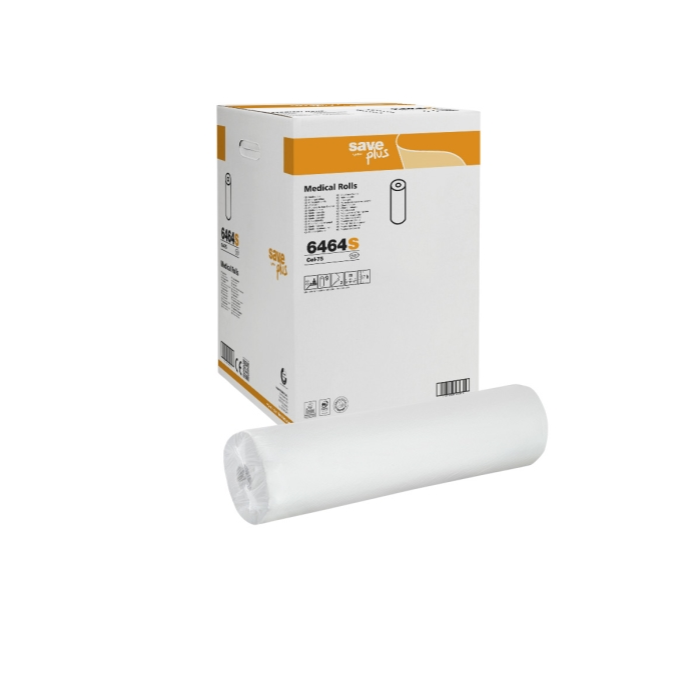 Lenzuolino medico H 50 cm x 48 metri 140 strappi 2 veli confezione 9 rotoli Celtex Save