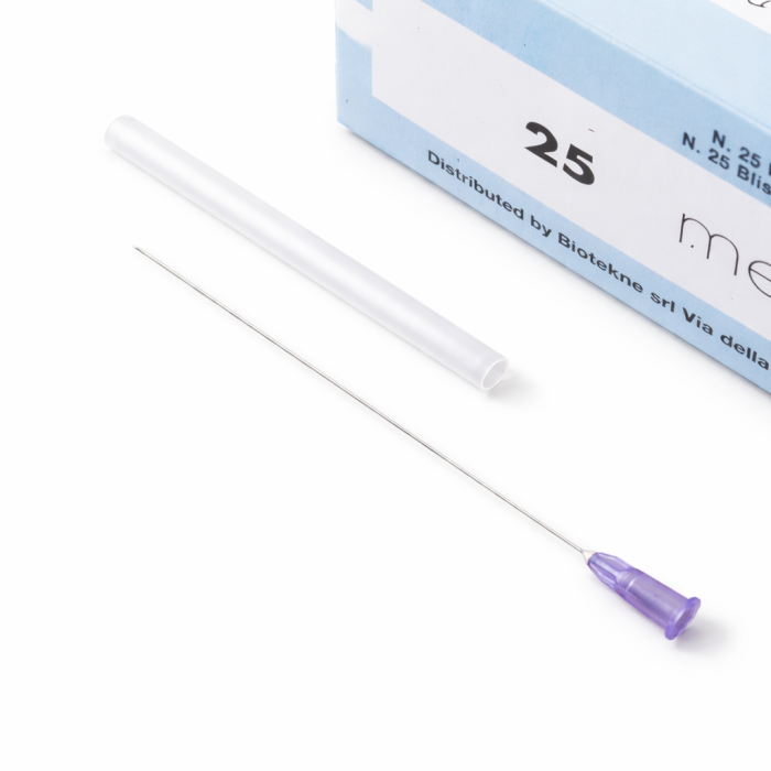 Aghi per intralipoterapia 22G x 90 mm Mesorelle confezione da 25 pezzi