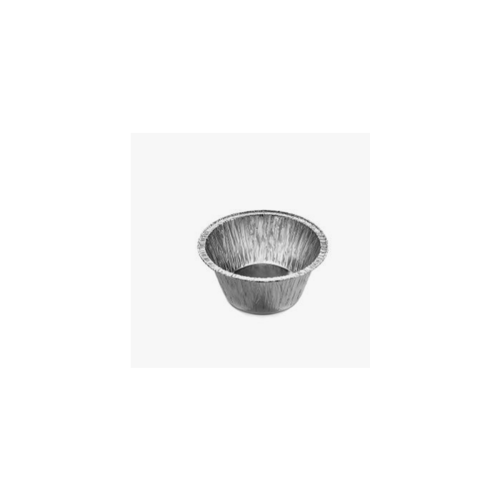 Pirottino per muffin - Vaschetta alluminio tonda monoporzione T8G conf. 100 pezzi   