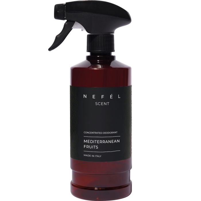 Deodorante concentrato per ambienti superfici e tessuti 480 ml Nefél Scent Mediterranean Fruits