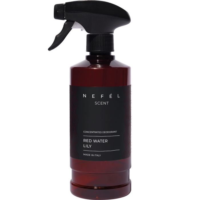 Deodorante concentrato per ambienti superfici e tessuti 480 ml Nefél Scent Red Water Lily