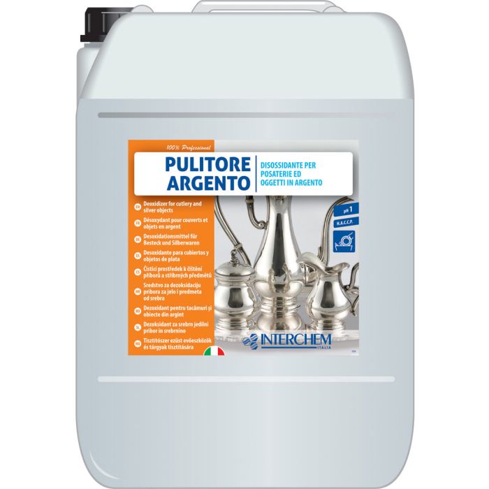 Interchem pulitore argento - Detergente pulitore per argento - 10 kg