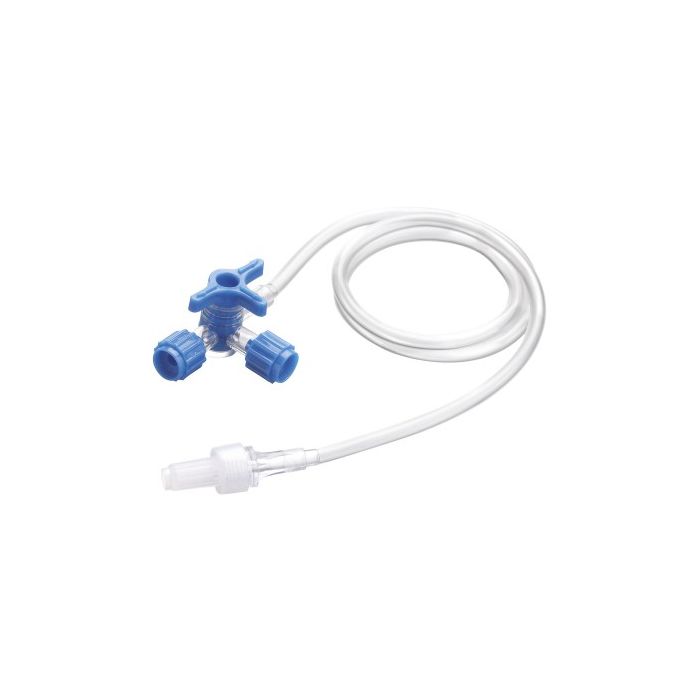 Rubinetto a tre vie lipido resistente con prolunga Luer Lock sterile monouso varie lunghezze Rays