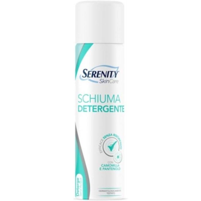 Schiuma detergente senza risciacquo con pantenolo e camomilla 400 ml Serenity SkinCare