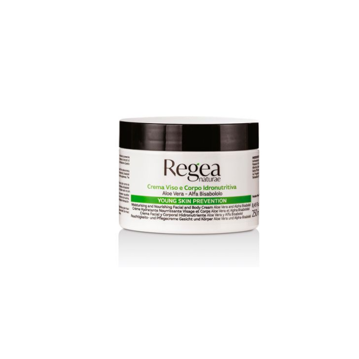 Crema viso e corpo idronutritiva aloe vera e alfa bisabololo 250 ml Xanitalia Regea