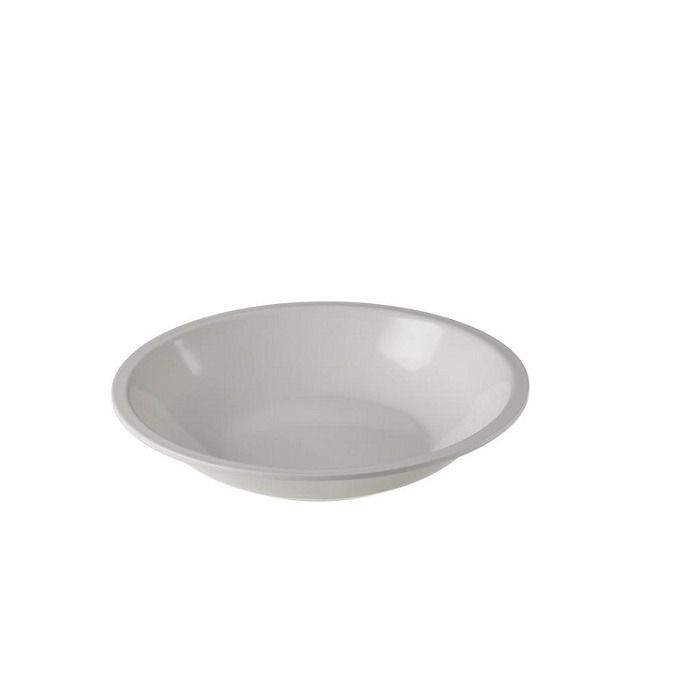 Piatto fondo in melamina bianco Ø 21 x 4 cm 600 ml 1 pezzo Leone