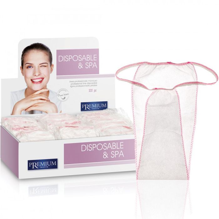 Tanga donna monouso imbustato singolo con dispenser 100 pezzi Xanitalia