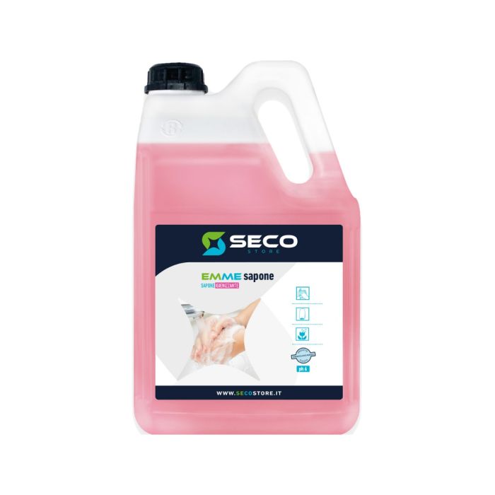 Sapone liquido per le mani con igienizzante 5 litri Secostore Emme Soap Igienizzante